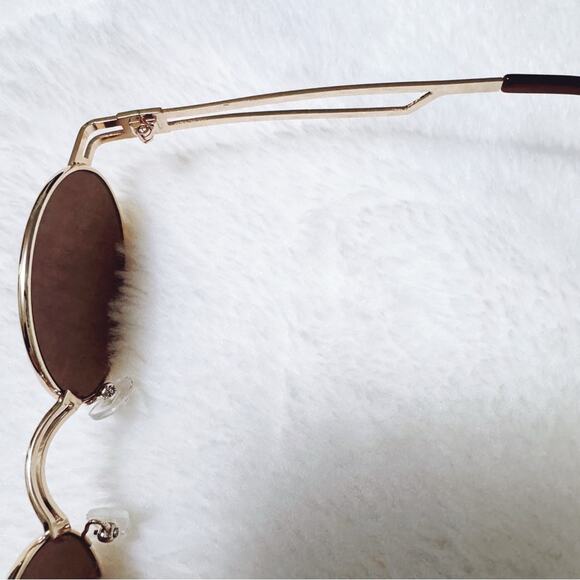 Brandon Brown Round Sunglasses - Picture 6 of 13